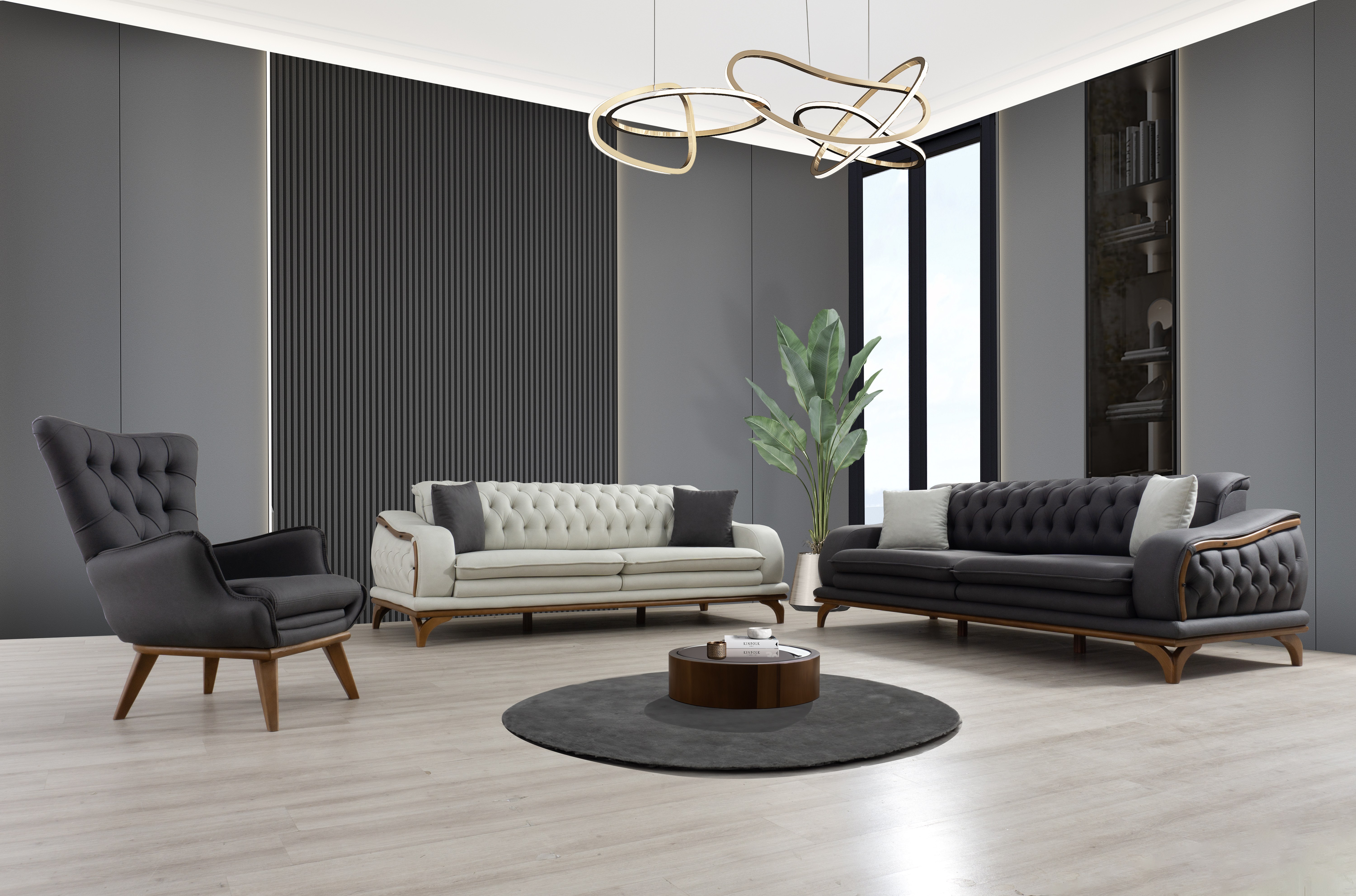 Koltuk Takımı Yan Görünüm