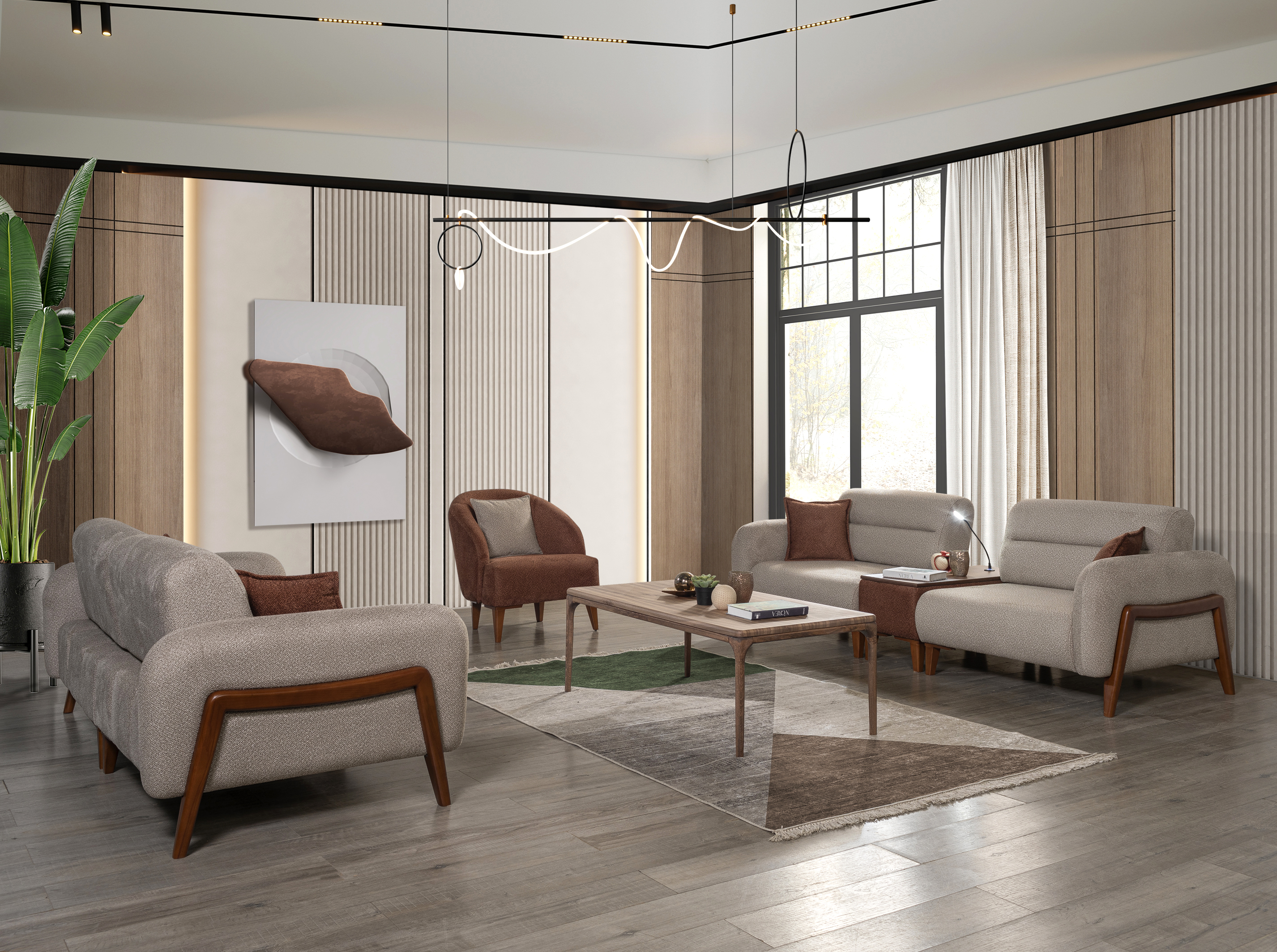 Koltuk Takımı Yan Görünüm